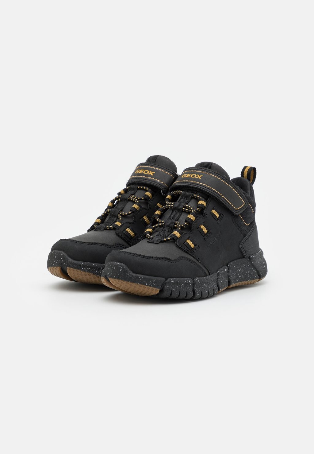 Кроссовки высокие FLEXYPER BOY ABX Geox, цвет black/dark yellow — фото 2