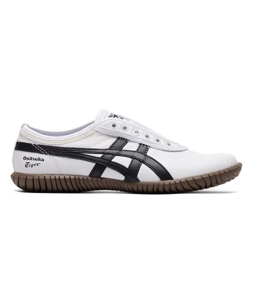 Унисекс слипоны из натуральной кожи Onitsuka Tiger TSUNAHIKI SLIP-ON жёлтые — фото 2