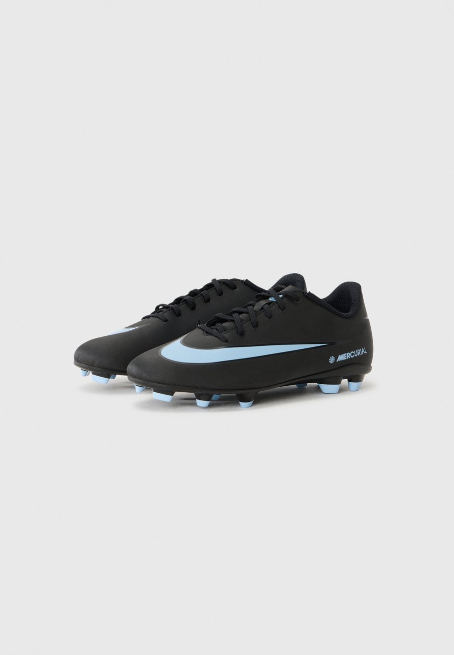 Кроссовки Nike Performance MERCURIAL VAPOR 16 CLUB FG/MG, Black/Ice Blue/Black — фото 2