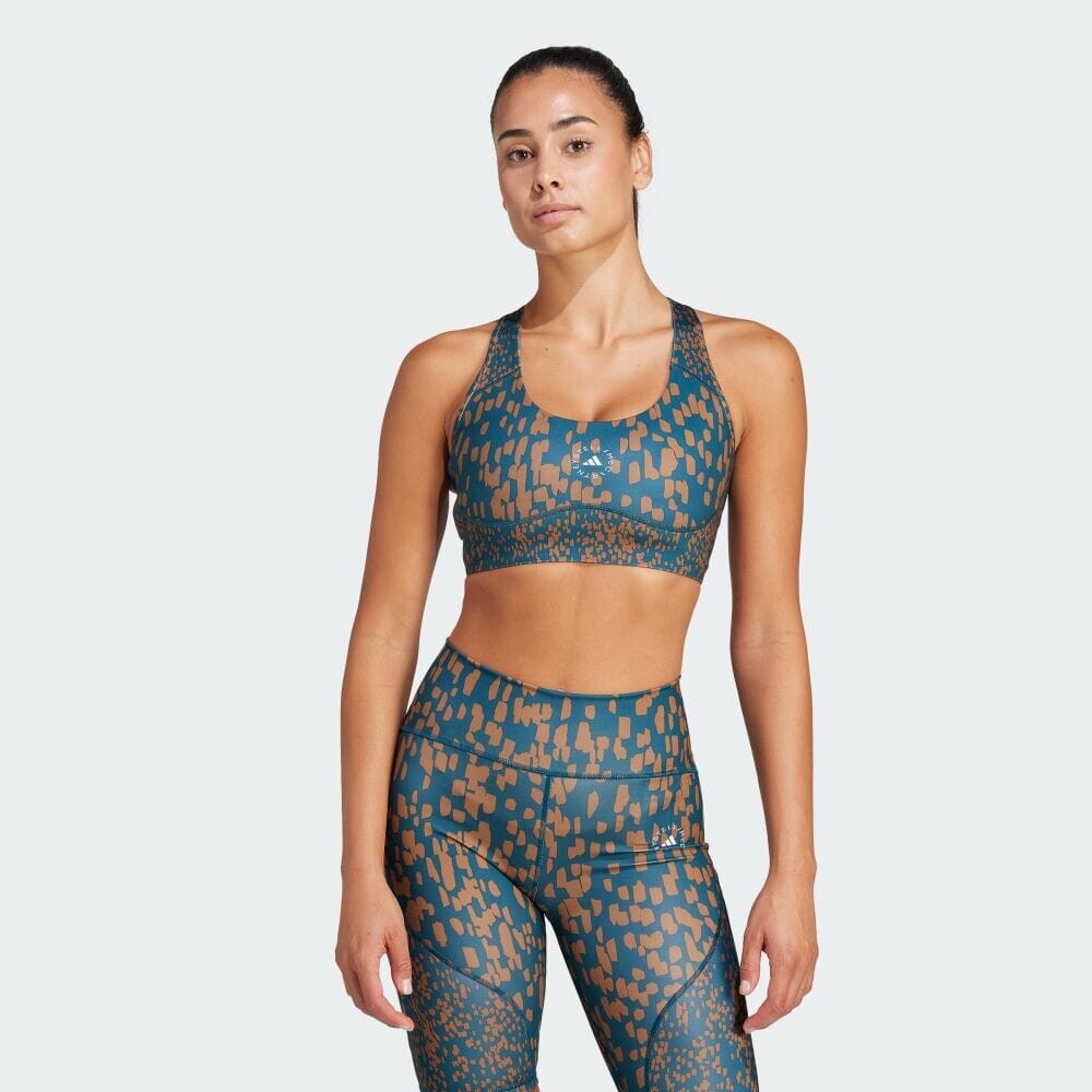 

Спортивный бюстгальтер Adidas ADIDAS BY STELLA MCCARTNEY TRUEPURPOSE Power Impact Training Medium Support Bra, цвет Tech Mineral/Timber