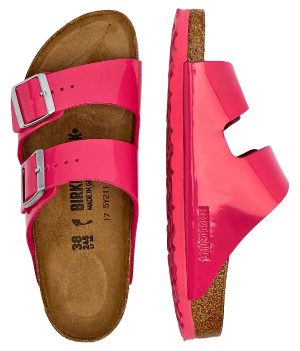 Тапочки Аризона БФ Narrow fit Birkenstock, розовый — фото 4
