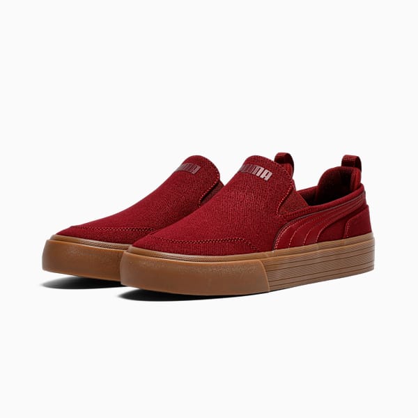 Мужские туфли без застежек Court Classic Vulcanized Puma, красный — фото 2