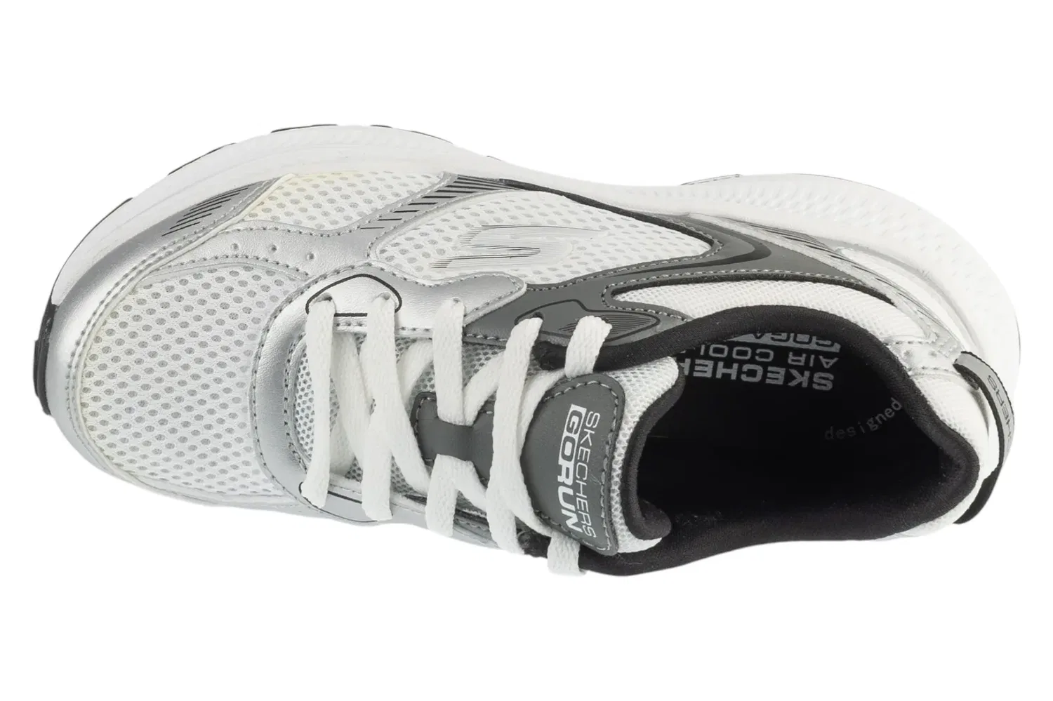 Кроссовки для тренировок, белые, Skechers, белый — фото 3