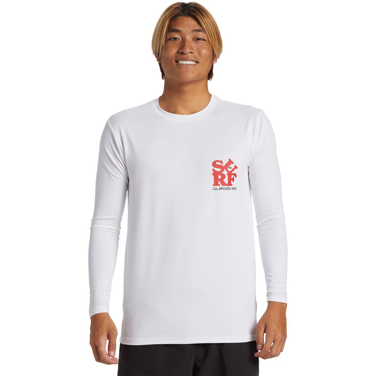 

Повседневная серфовая футболка с длинным рукавом Quiksilver, мультиколор