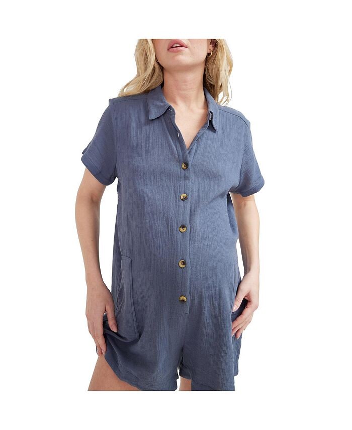 

HATCH Collection Короткий комбинезон для беременных Lenora, серый