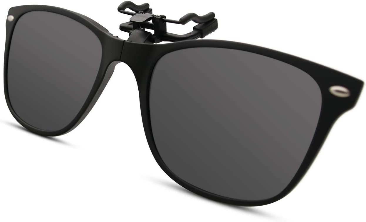 

Солнцезащитные очки-клипсы в стиле Баухаус, надеваемые поверх очков с диоптриями, для женщин и мужчин. Откидные солнцезащитные очки. Подарки на Международный женский день и день рождения для него и для нее Bauhaus, Retro Black