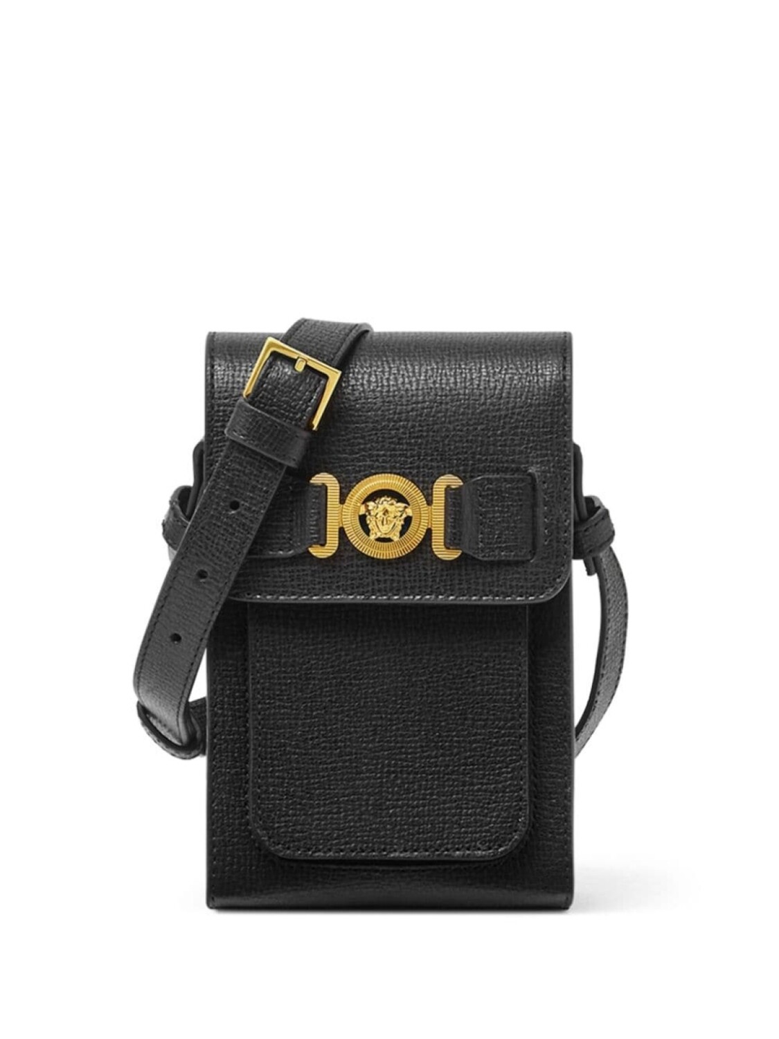 

Versace сумка-мессенджер с пряжкой Medusa, черный