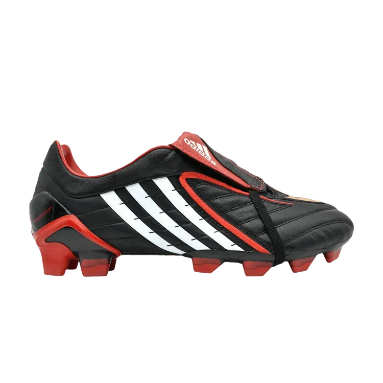 

Кроссовки Predator Powerswerve TRX FG 'Black Red', черный