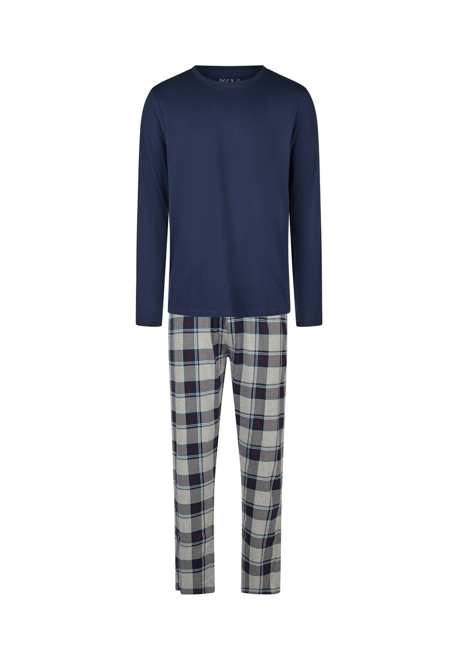 

Пижамный комплект Phil & Co. Berlin SET, Blue Grey Checkered/Dark Blue