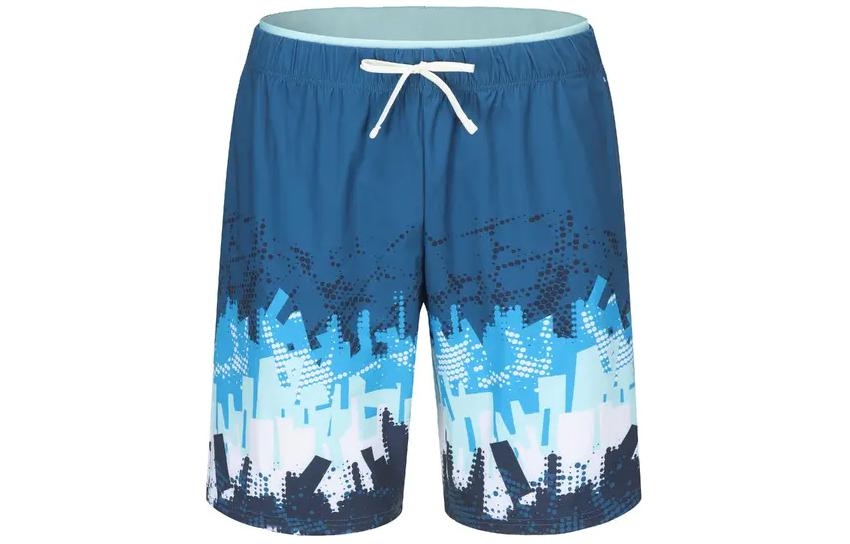 

Плавки мужские голубые DECATHLON, сине-зелёные