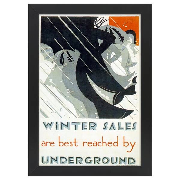 

Рамка для фотографий LegendArte Poster 1921 Winter Sales, черный