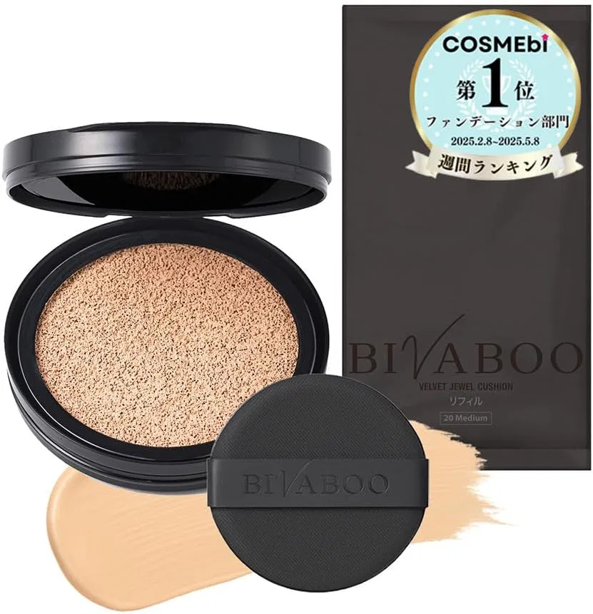 Тональное средство Cushion BIVABOO Men's Makeup, Medium 20, Ginza Stephanie Cosmetics