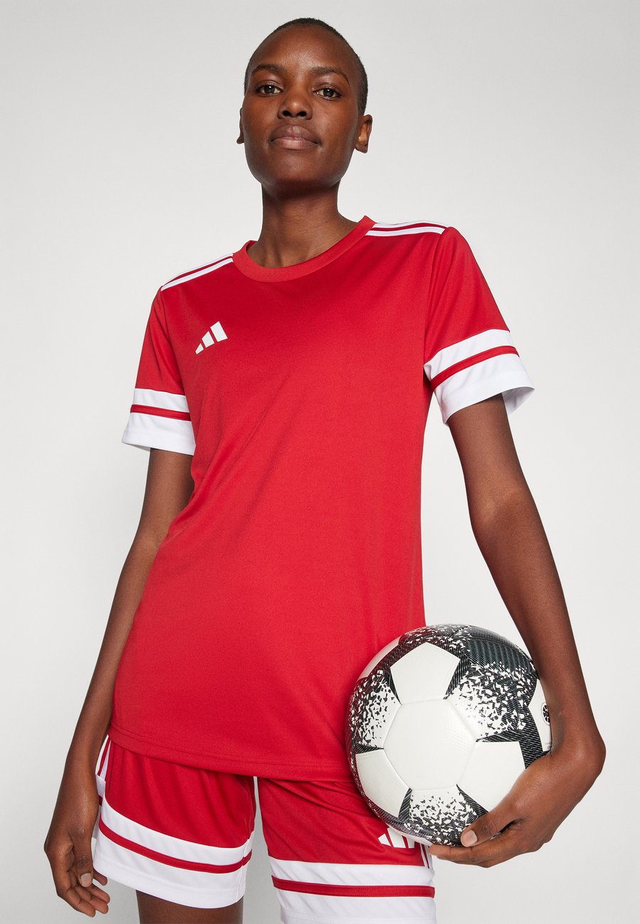 Спортивная футболка Adidas Performance SQUADRA25 JERSEY WOMEN, Team Power Red/White/Red — фото 4