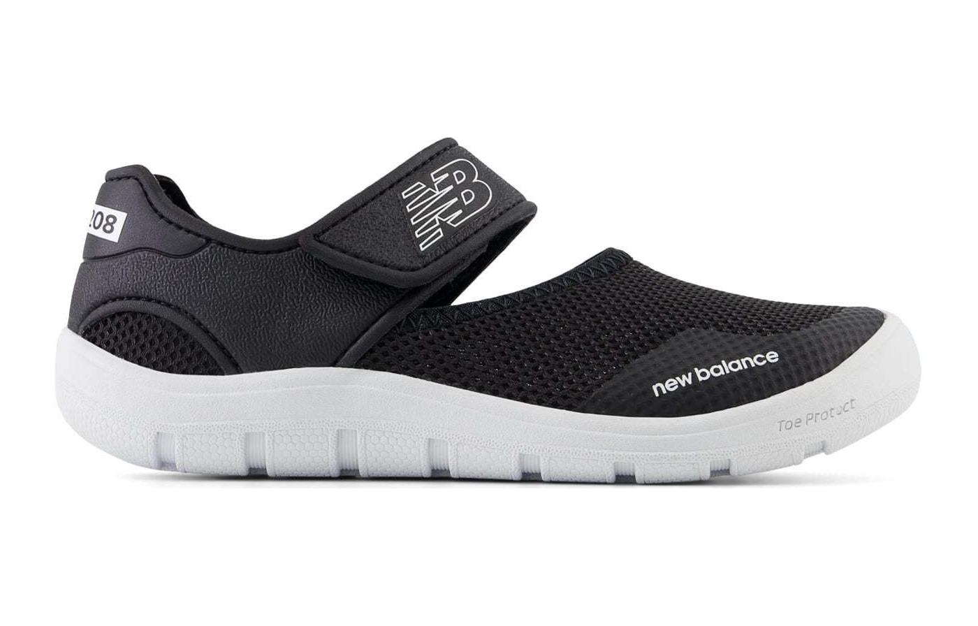 Сандалии New Balance 208 V2 A2 Устойчивые к истиранию Дышащие Детские Черные — фото 2