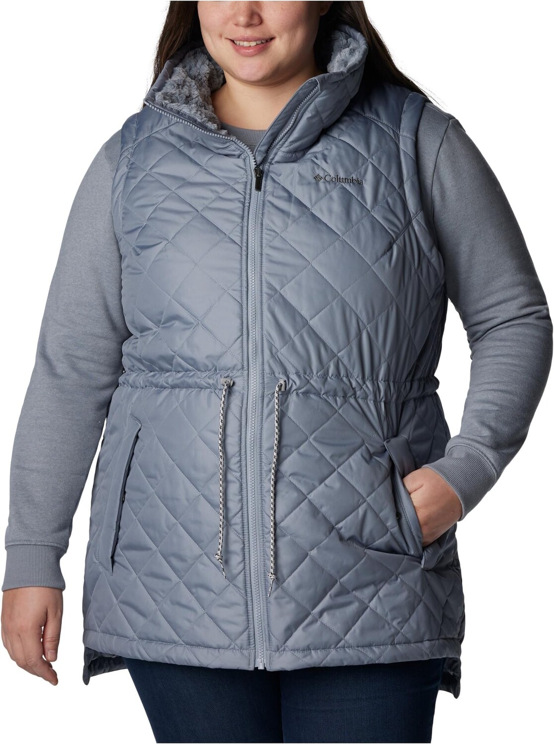 

Куртка Columbia Plus Size Copper CrestMid Vest, цвет Tradewinds Grey