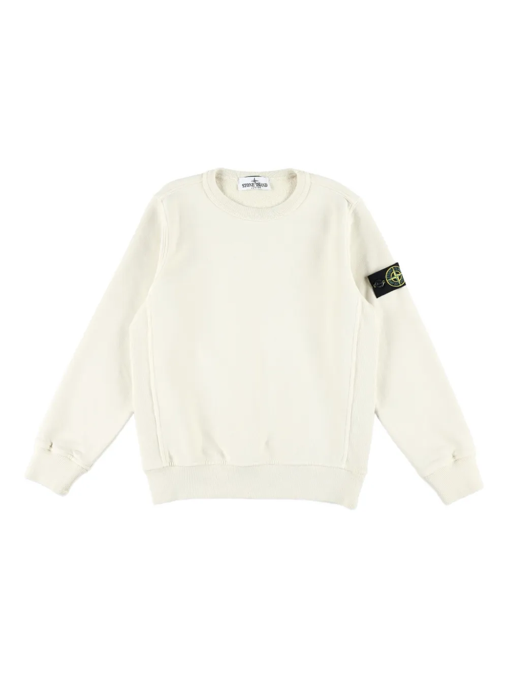 

Толстовка с нашивкой Compass Stone Island Junior, белый