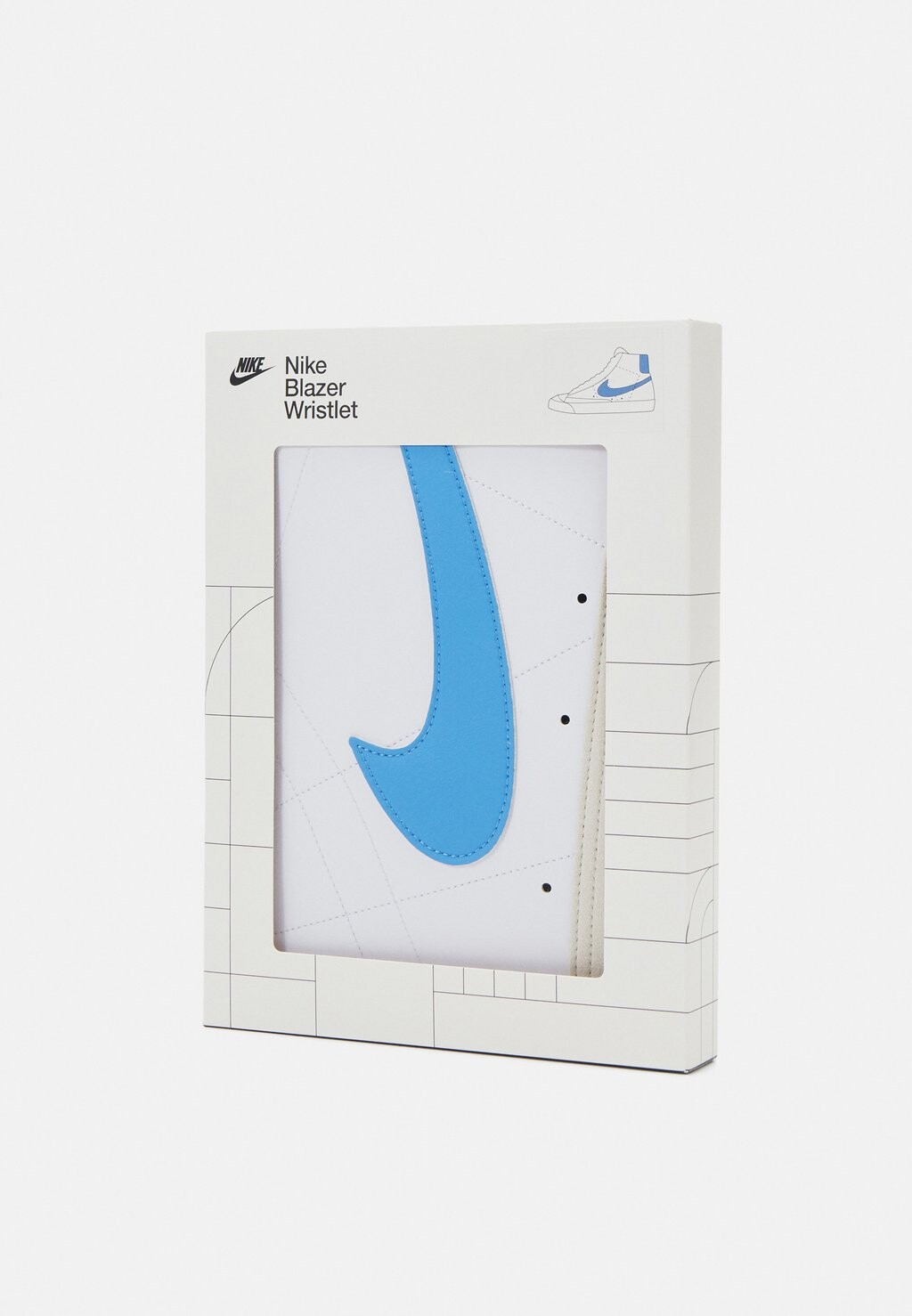 

Повседневная сумочка Icon Wristlet Large Unisex Nike, белый/синий