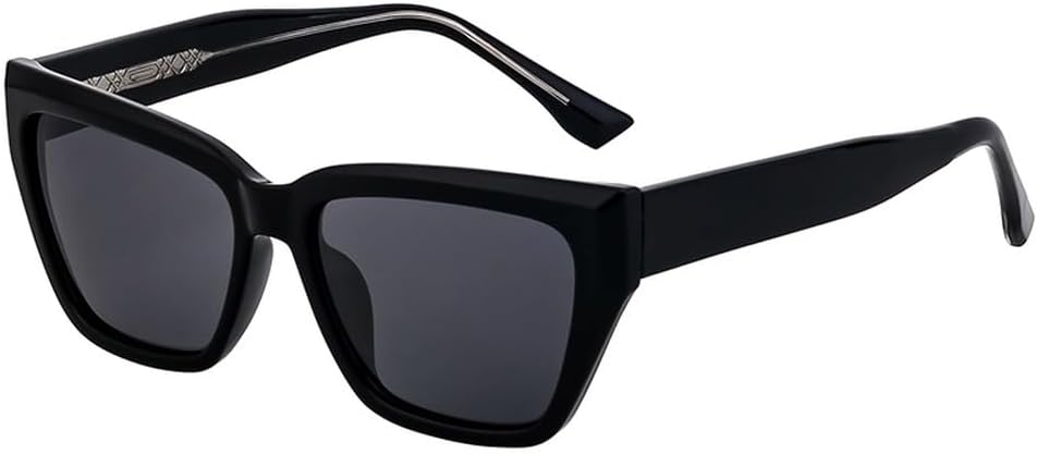 

Мужские солнцезащитные очки большого квадратного размера в модной многоугольной оправе в стиле панк, ретро-очки «кошачий глаз» для активного отдыха. Женские очки-«кошачий глаз» WNCKSQ, C3blackgray