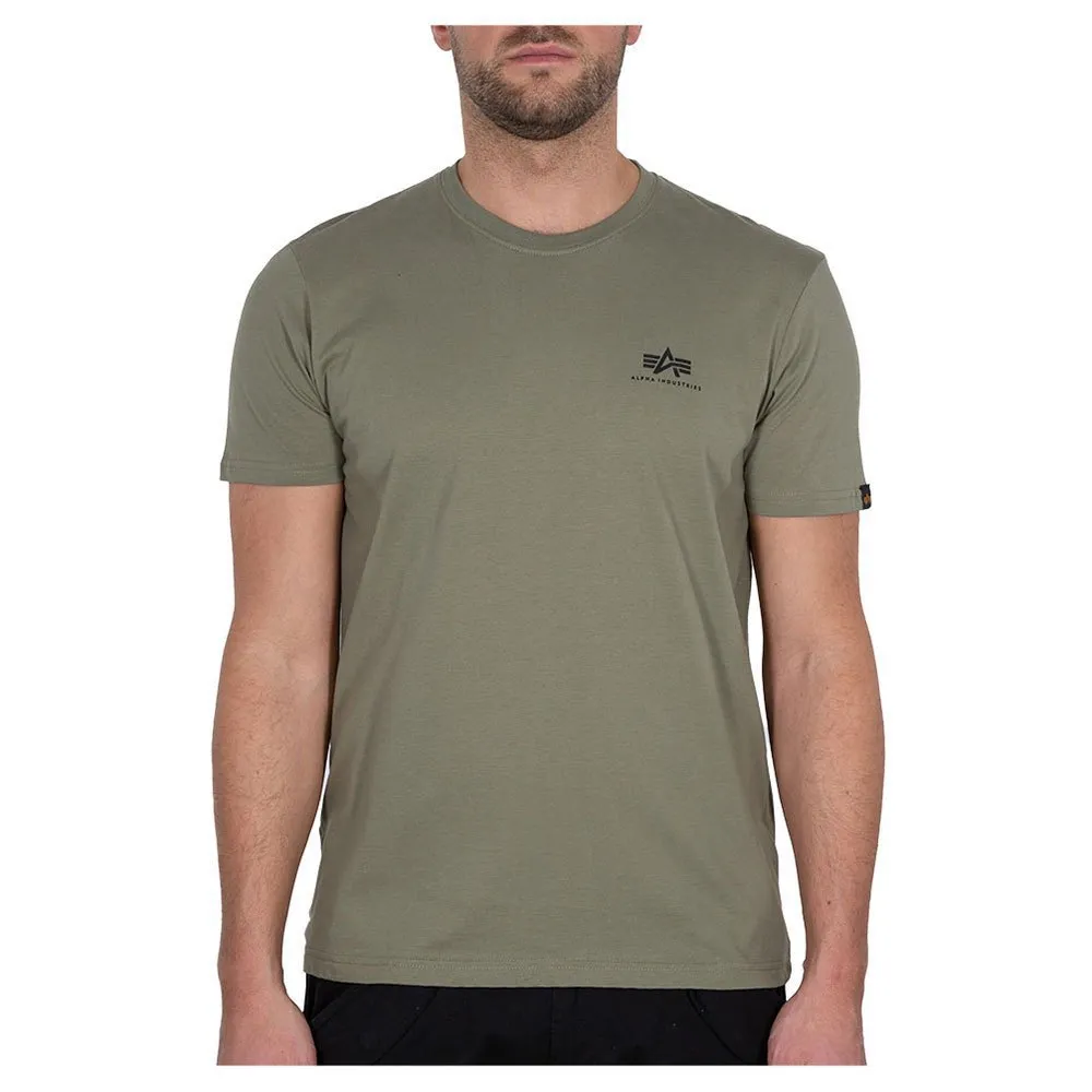 

Футболка Alpha Industries Basic Small Logo, зеленый
