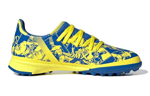 Кроссовки x ghpsted.3 tf 'blue yellow red' Adidas, синий — фото 3