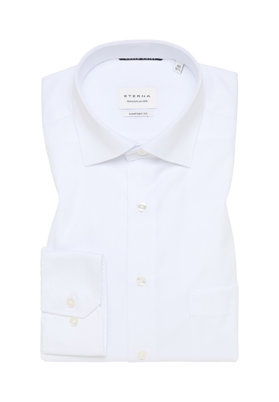 

Официальная рубашка COVER SHIRT COMFORT FIT Eterna, белый