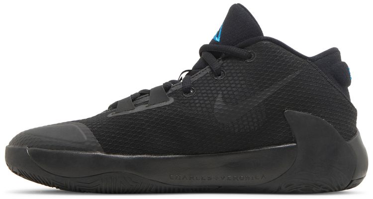 Кроссовки Nike Zoom Freak 1 GS 'Black', черный — фото 3