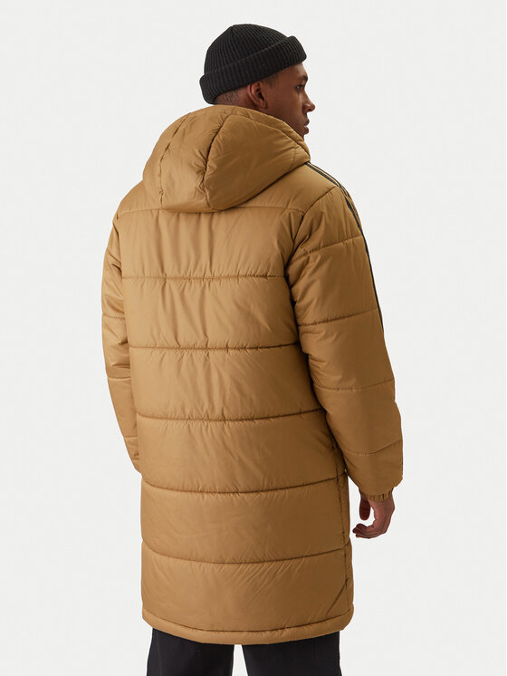 Зимняя куртка loose fit adicolor JW5847 Adidas, бежевый — фото 3