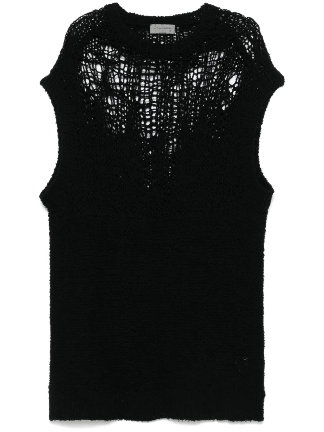 

Топ рыхлой вязки Yohji Yamamoto, черный