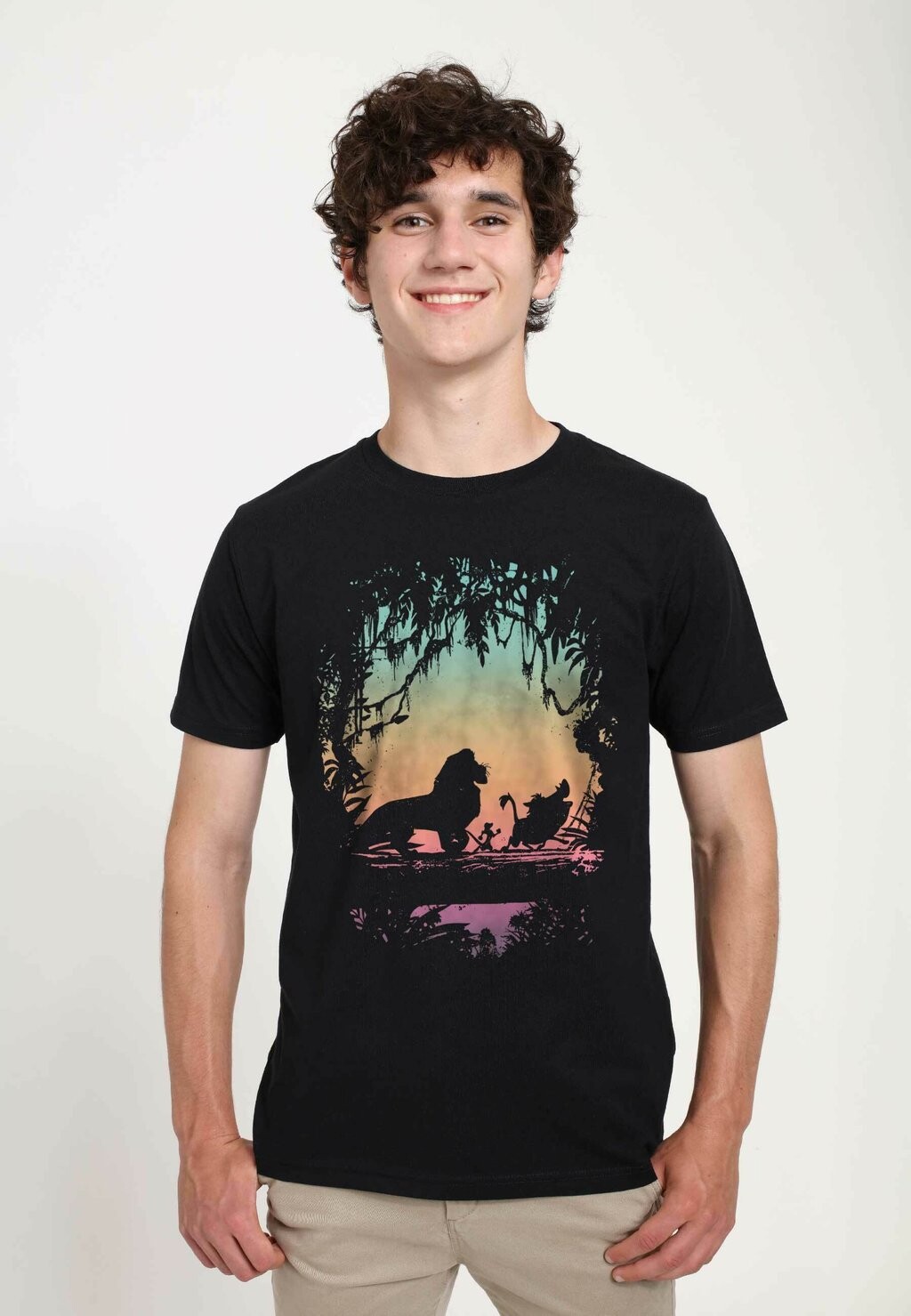 

Футболка с принтом Lion King Eastern Trail Unisex Disney, черный