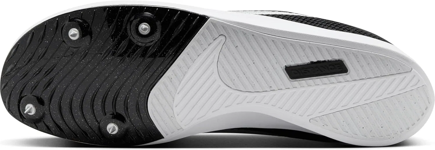 Nike Herren Nike Zoom Rival Distance Легкоатлетические кроссовки Langstrecken-spikesLeichtathletik-Schuh, Black Metallic Silver — фото 4