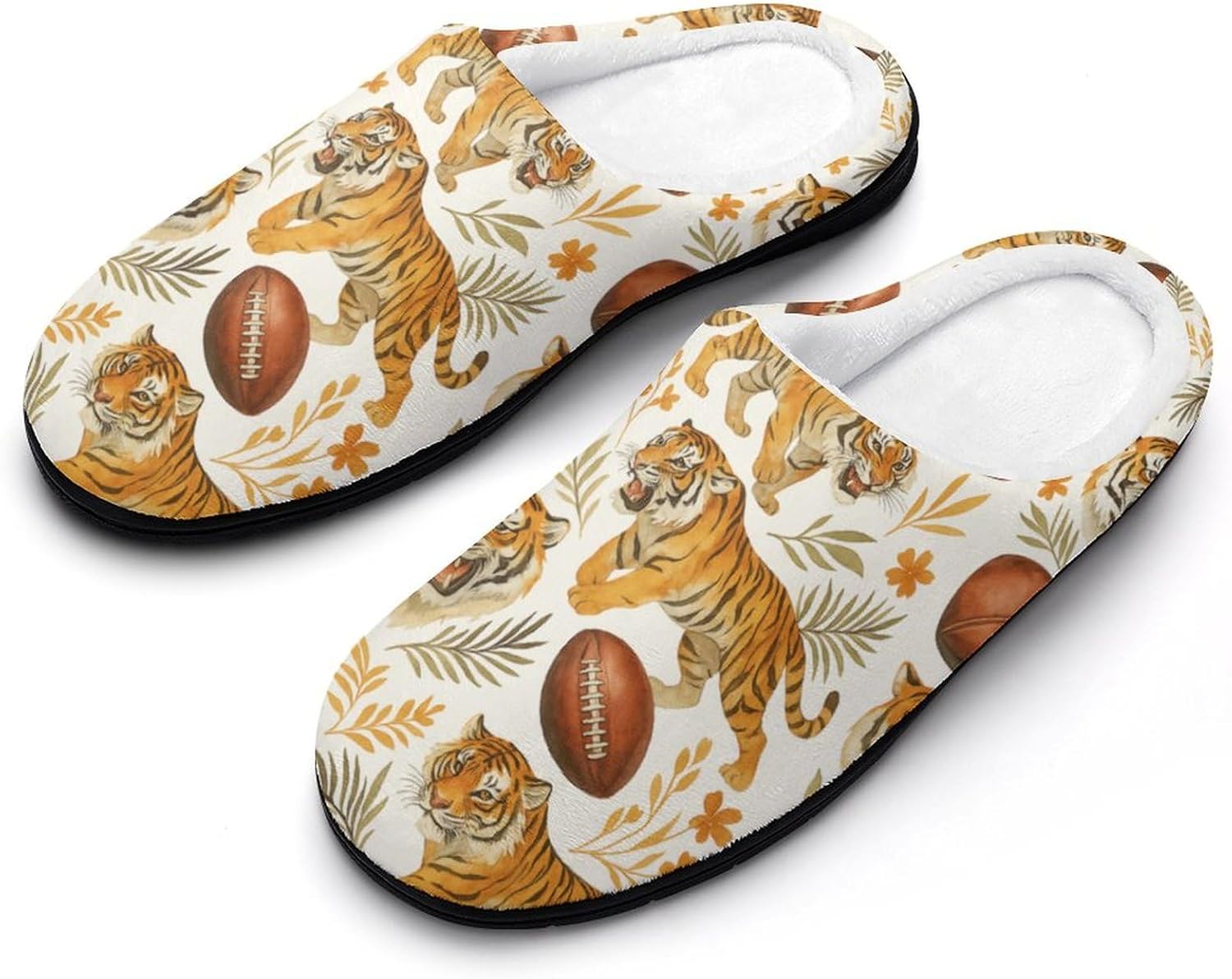 

Завораживающие мужские хлопковые тапочки с китом и синими фиолетовыми цветами, для дома и улицы, теплые, уютные, мягкие, с противоскользящей подошвой Daihanle