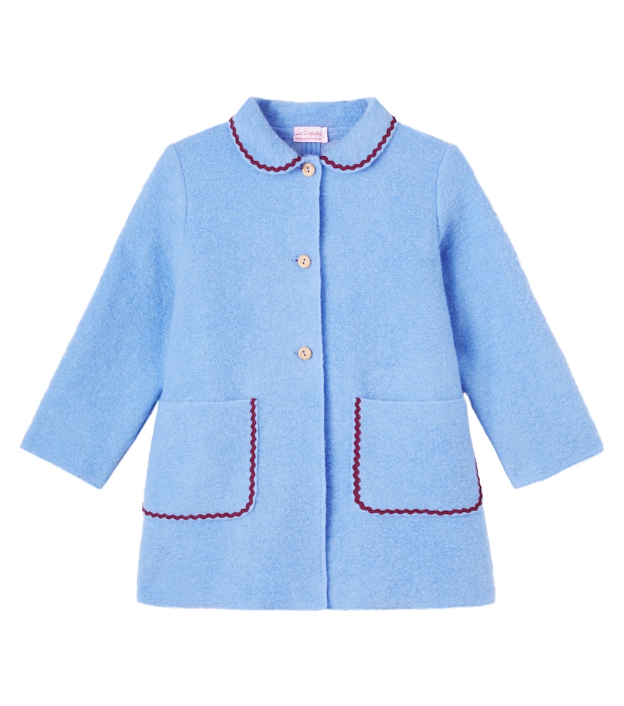 

Пальто из шерстяной смеси Henrietta La Coqueta, Dusty Blue