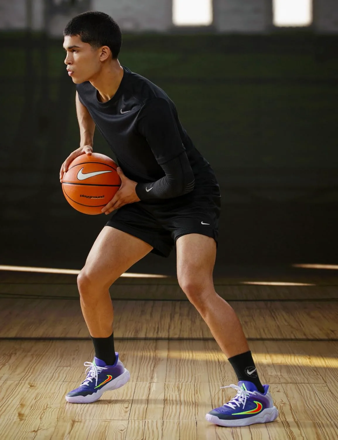 Кроссовки для баскетбола Nike Giannis Immortality 4 для взрослых унисекс, пурпурный/ярко-малиновый — фото 2