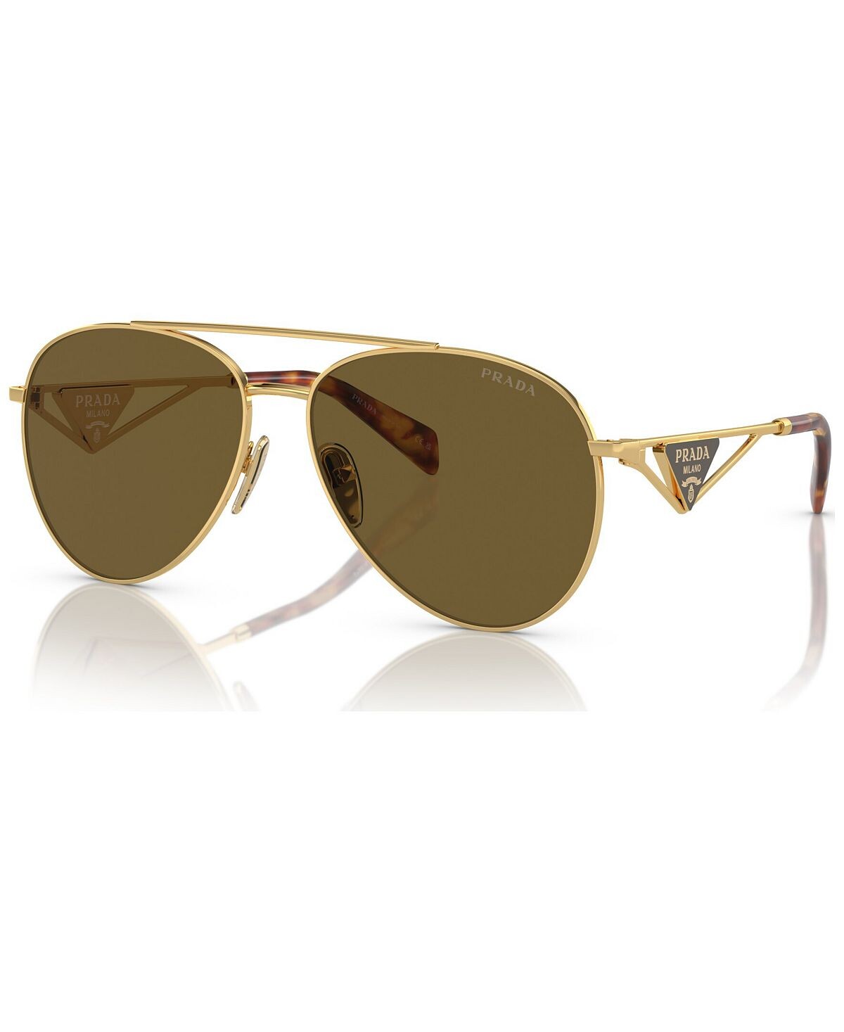 

Женские солнцезащитные очки PR 73ZS PRADA, золотой