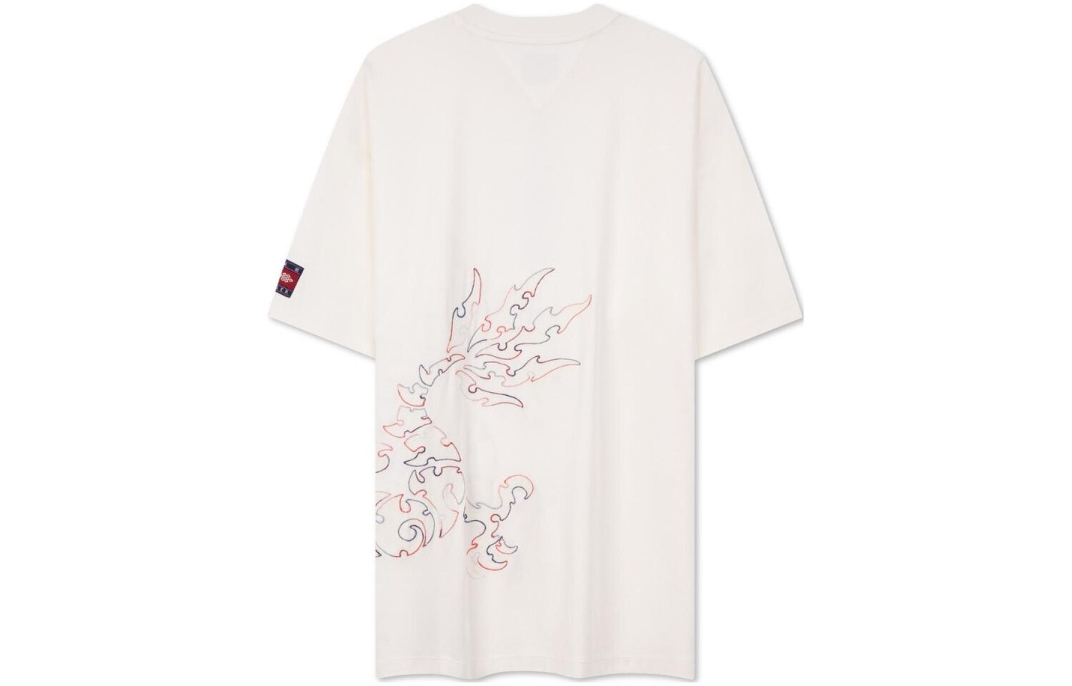 Футболка с совместным брендом Clot X CLOT, унисекс, цвет белый Tommy Hilfiger, кремовый — фото 2