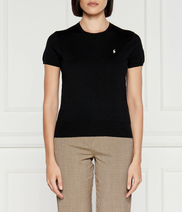 

Свитер укороченный Polo Ralph Lauren Regular Fit, черный