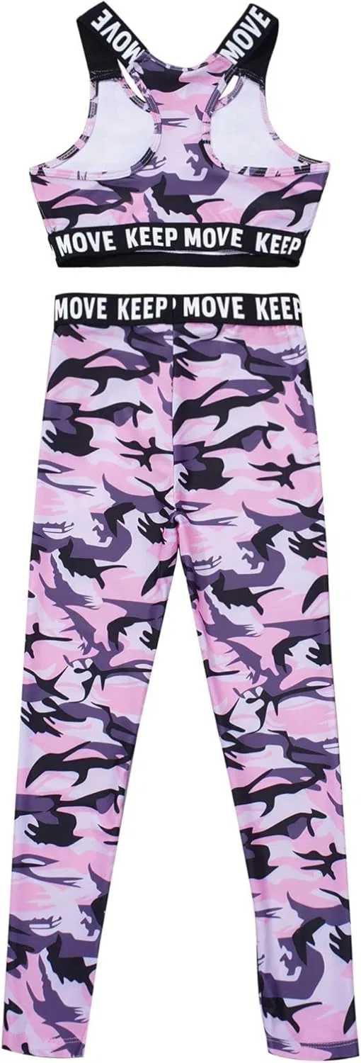 Детский спортивный костюм двойка dPois, Camouflage Pink — фото 2