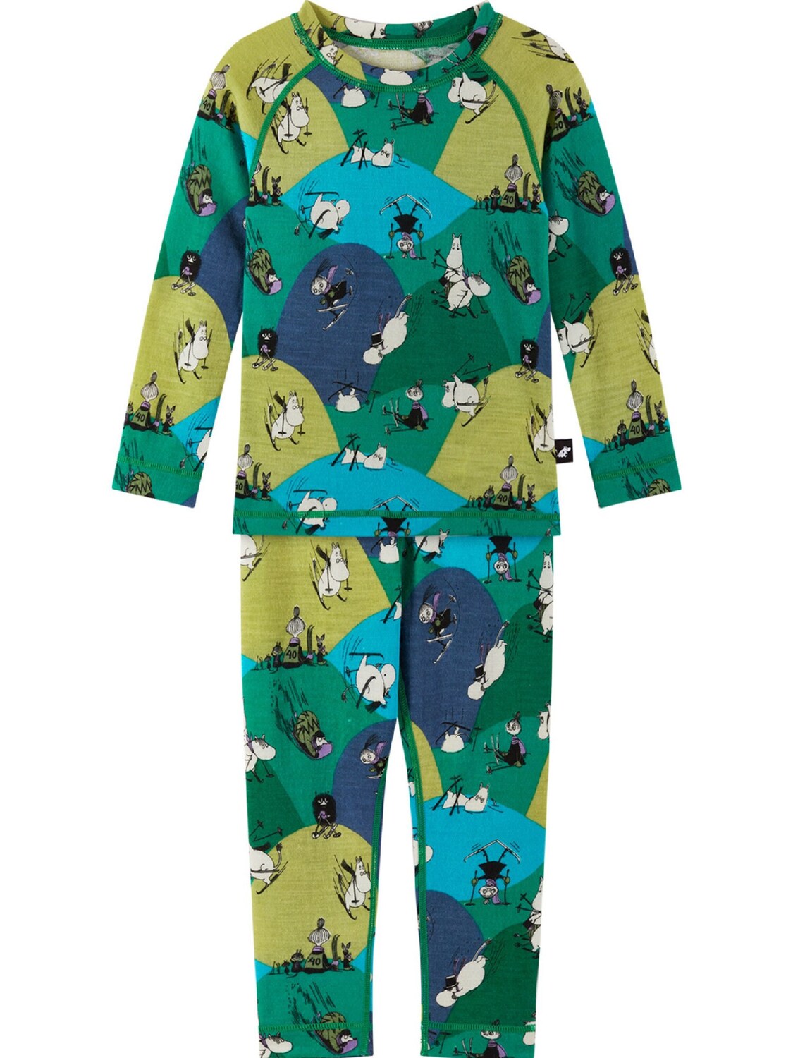 

Reima Комплект нижнего белья 'Moomin' в зеленом, светло-зеленом цвете