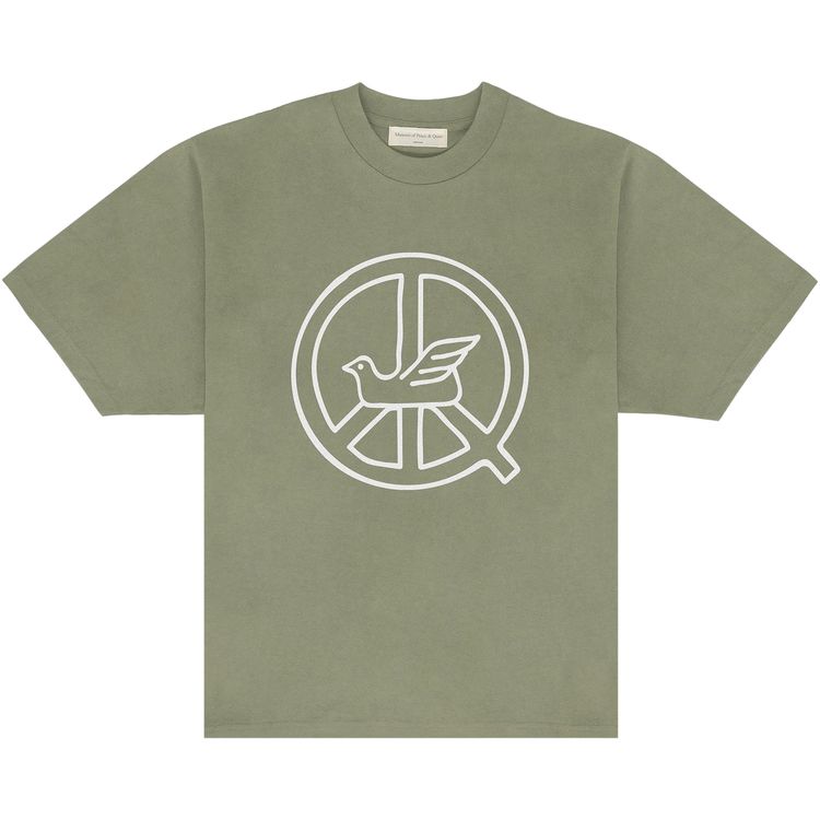 

Футболка Museum of Peace & Quiet Peaceful Dove T-Shirt 'Olive', зеленый