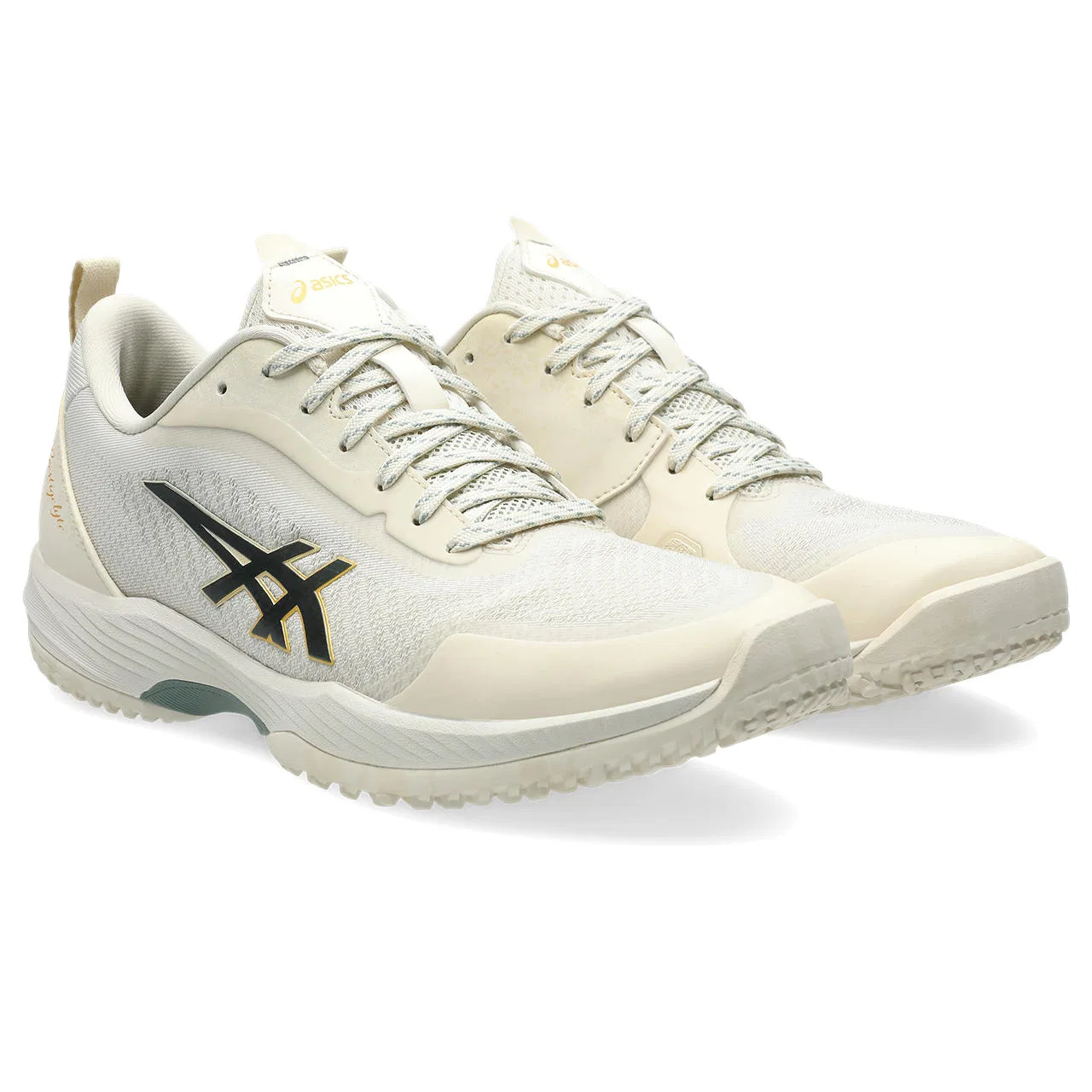 Теннисные кроссовки для грунта «Prestigelyte 5 OC» от ASICS, Birch/Monument Blue