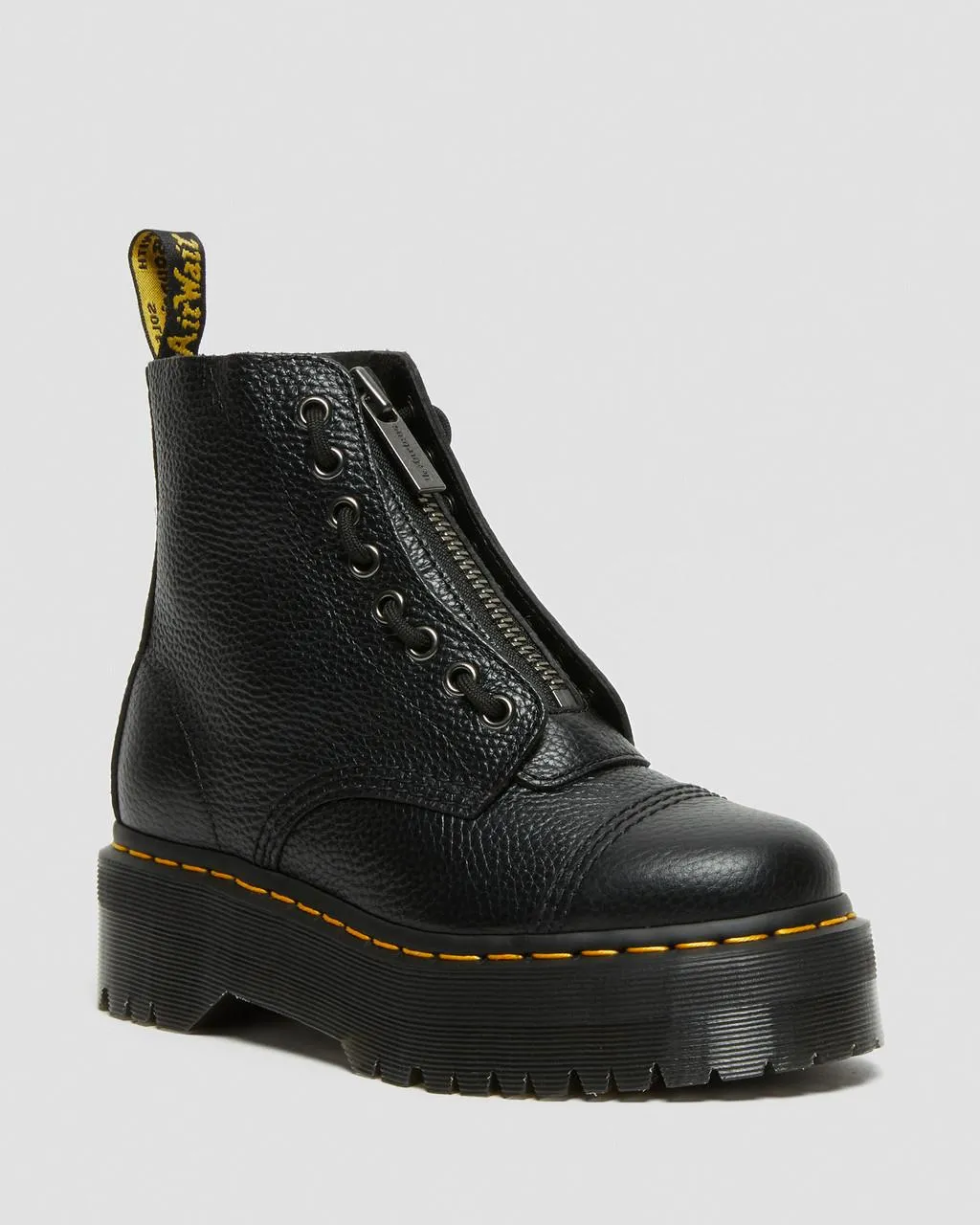 Ботинки кожаные Dr. Martens Sinclair на платформе, черный