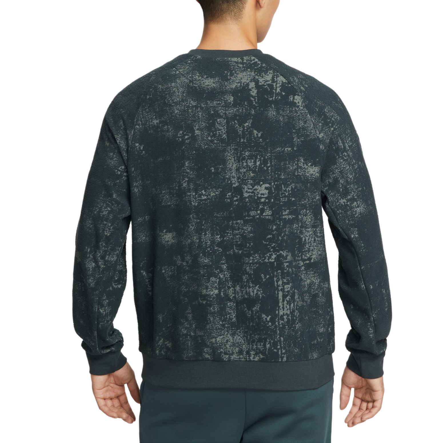 Основной FW25 Therma FIT Swoosh свитшот мужской Green Nike, зеленый — фото 3
