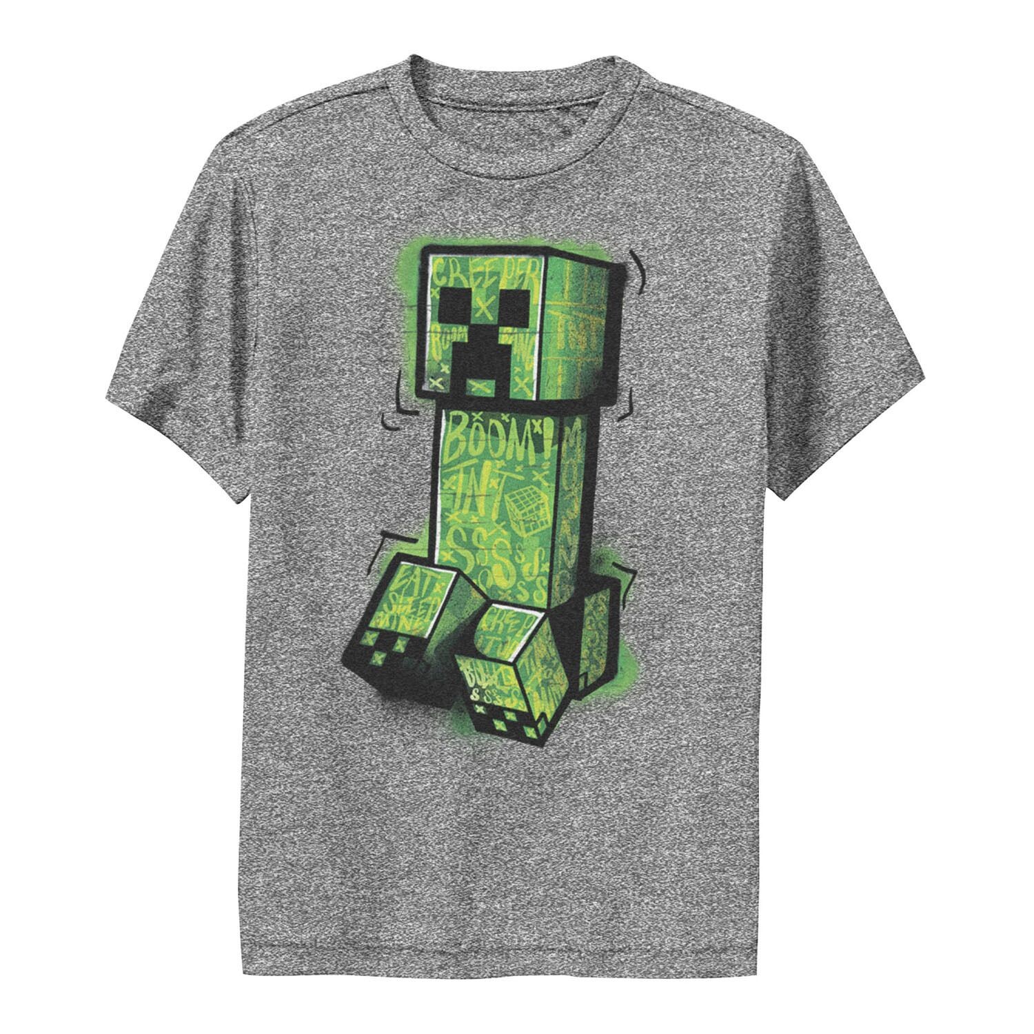 

Футболка с граффити и портретом в стиле Minecraft Creeper для мальчиков 8–20 лет Minecraft