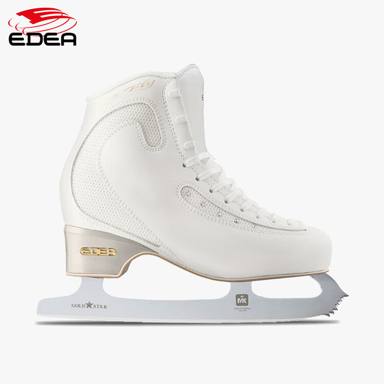 

EDEA Коньки для фигурного катания Ice Fly Seven-Star, White C Standard Version + MK Gold Star Premium Blades, размер 41