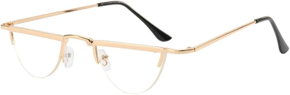 

Солнцезащитные очки в ретро-оправе для мужчин, в стиле стимпанк, женские винтажные маленькие металлические очки с защитой от УФ-излучения UV400 LANGSER, 5