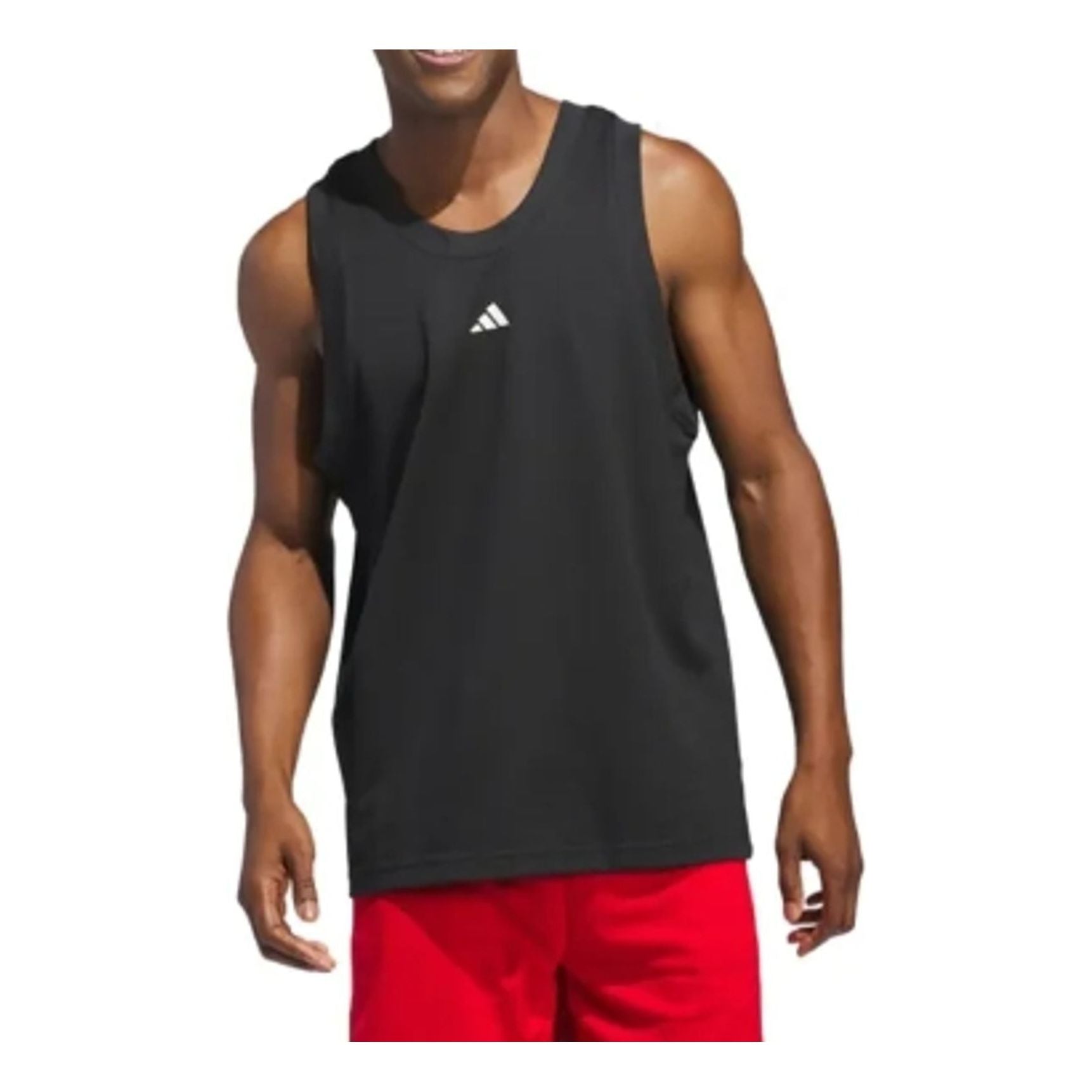 Спортивный топ adidas Basketball Legends Tank Top 'Black' IN2566, черный — фото 2