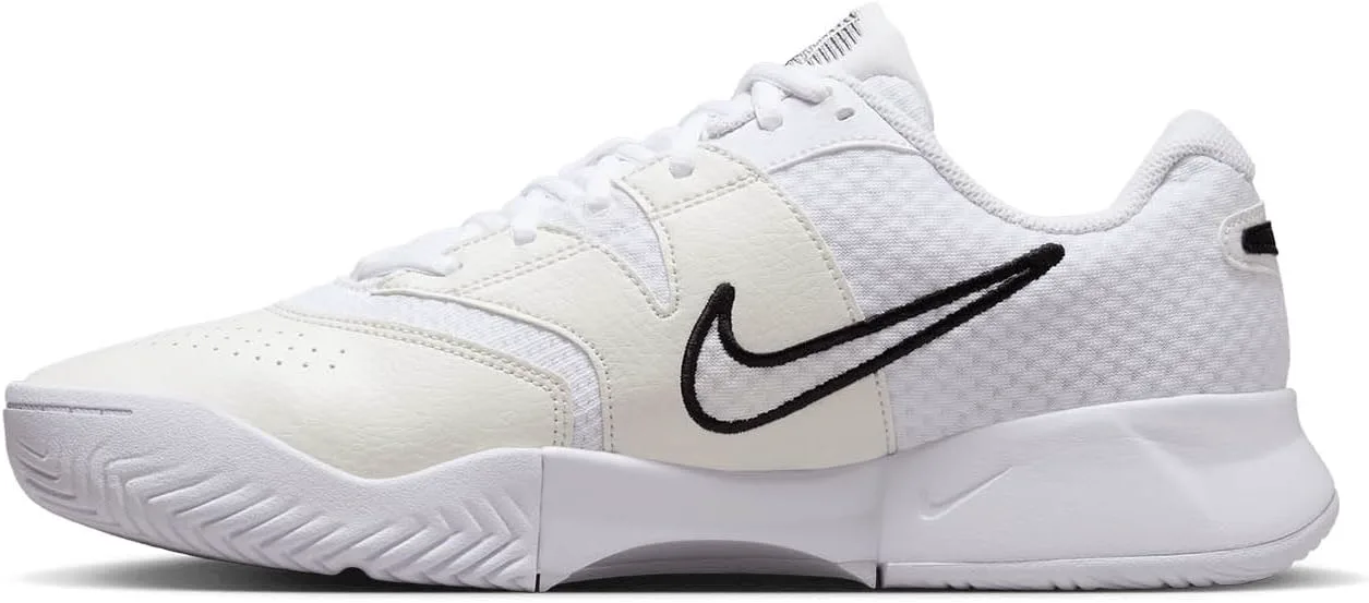Мужская теннисная обувь Nike Court Lite 4, белый/черный — фото 3