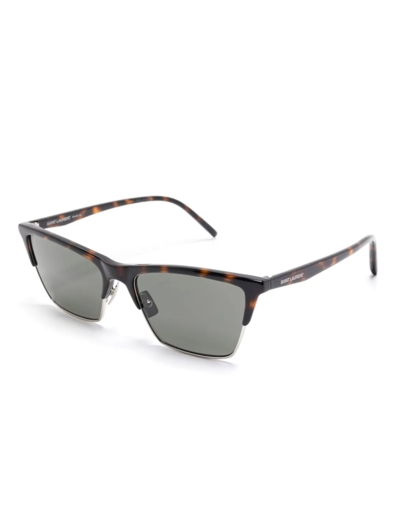 Солнцезащитные очки SL 767 Saint Laurent Eyewear, коричневый — фото 2