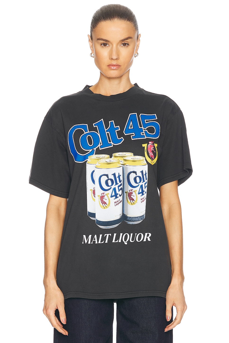 

Футболка Colt 45 Malt Liquor Boxy Philcos, цвет Black Pigment
