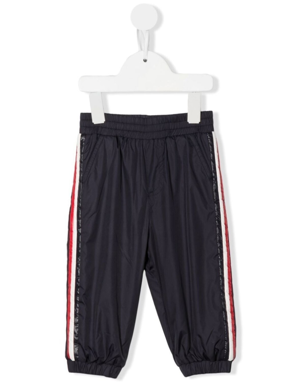 

Moncler Enfant спортивные брюки с лампасами, синий